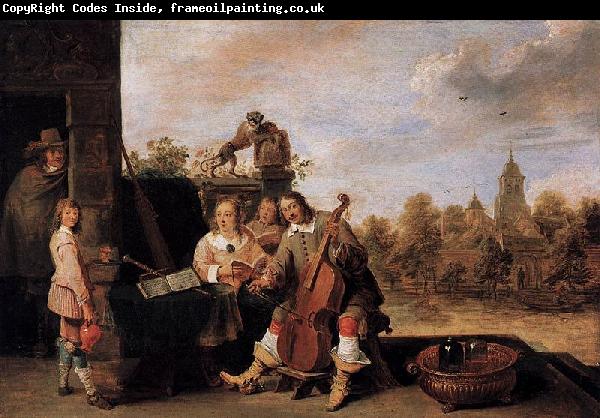 David Teniers the Younger The Painter and His Family